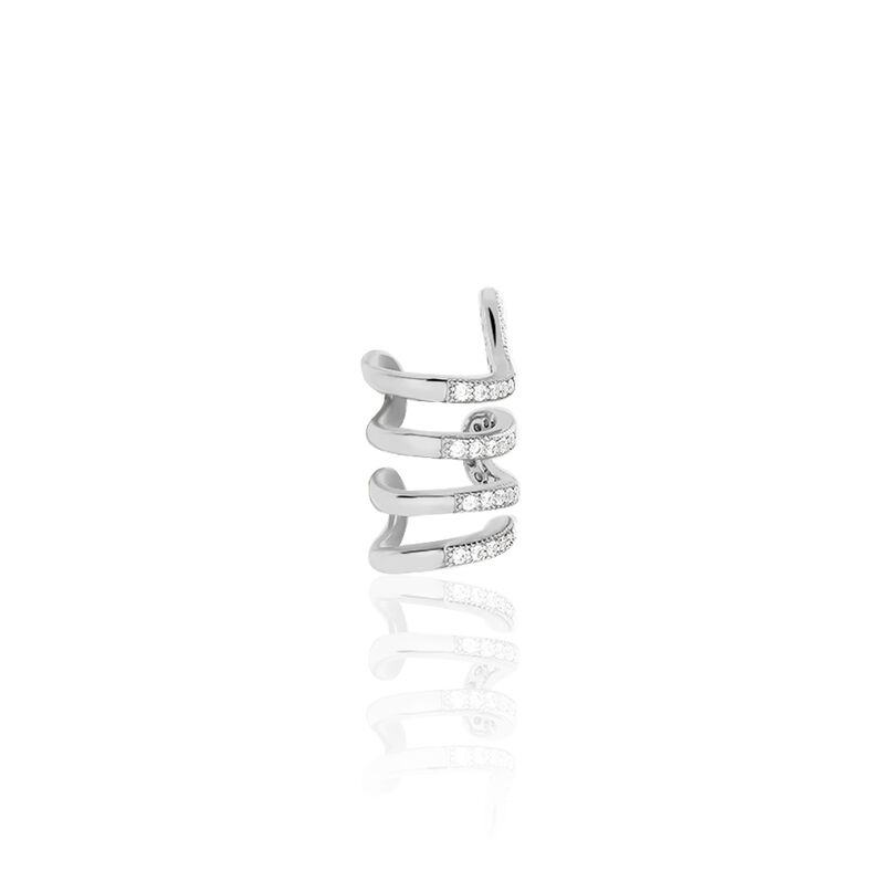 Bijou D'oreille Rezia Argent Serpent - Spannringe Damen | OROVIVO