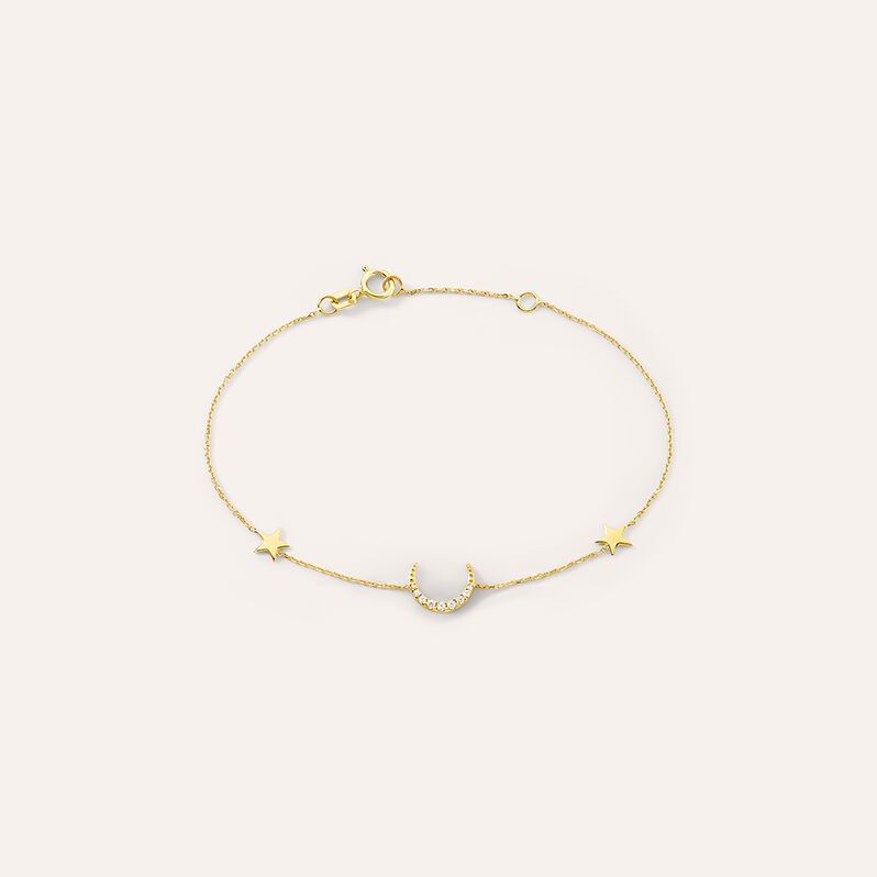 Bracciale Claire Oro Giallo Cubic Zirconia - Spannringe Damen | OROVIVO