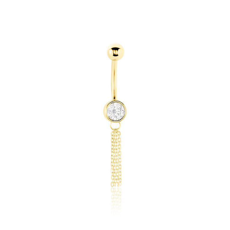 Piercing Rexanne Or Jaune Oxyde De Zirconium - Spannringe Damen | OROVIVO