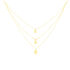 BATA Damen Collier Gold 375 (9 Karat) Oval