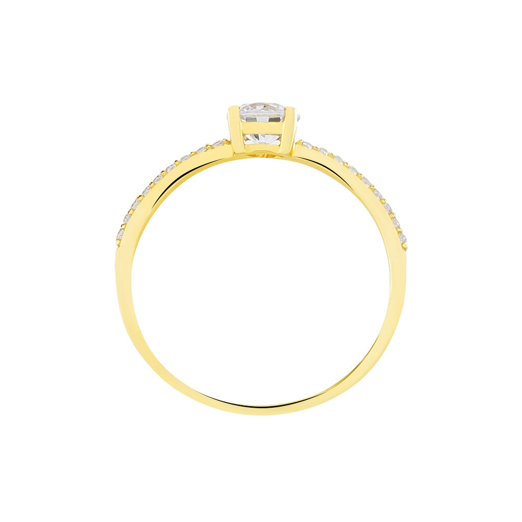 Damenring Gold 375 Zirkonia Dayna - Verlobungsringe Damen | OROVIVO