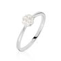 Damenring Weißgold 375 Diamanten 0,12ct