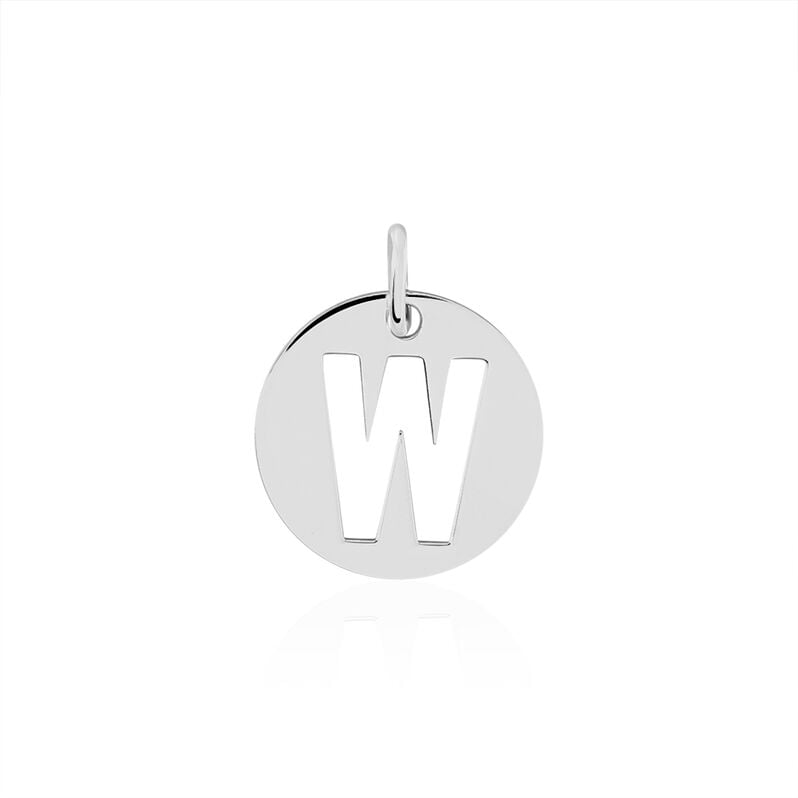 Pendentif Argent Elio Pastille Lettre W - Spannringe Familie | OROVIVO