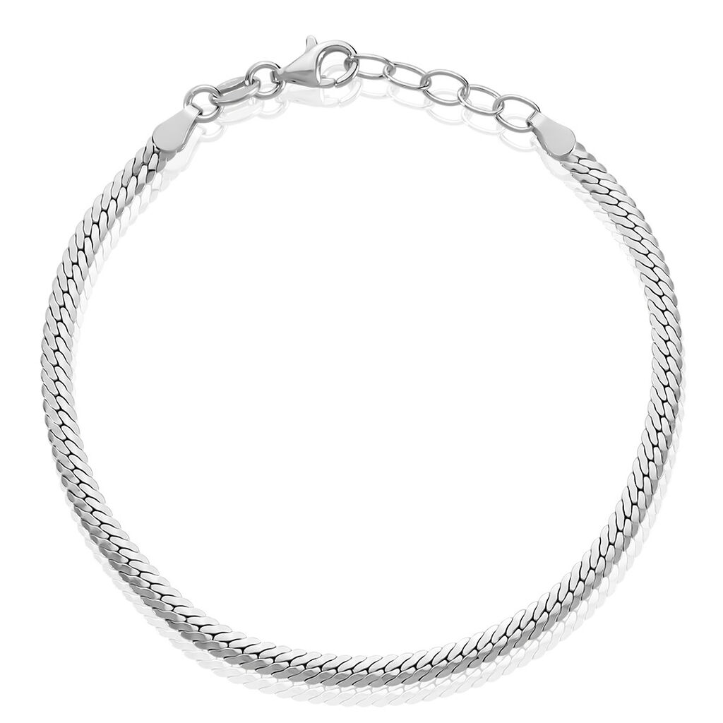 HANIWA Damen Armband Silber 925 B 3,2 mm, Armband ohne Stein