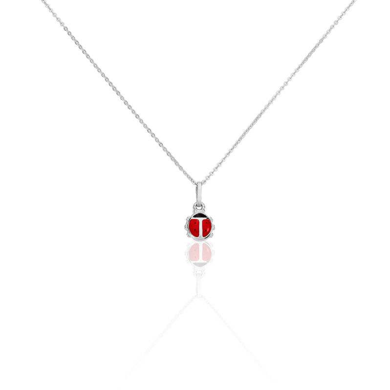 Kinder Halskette Silber 925 Marienkäfer - Halsketten Kinder | OROVIVO