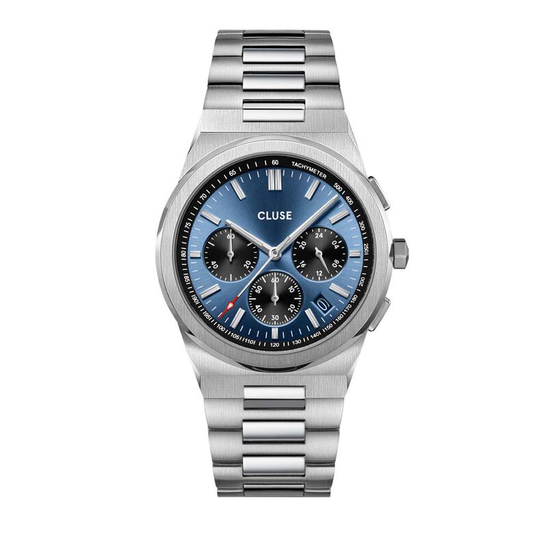 Montre Cluse Vigoureux Chrono Bleu - Spannringe Herren | OROVIVO