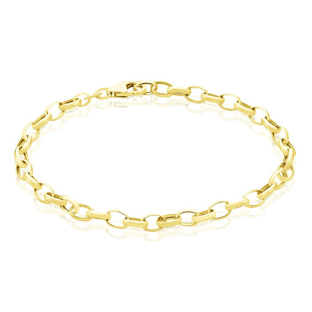 Damenarmband Erbskette Gold 375 , Armband ohne Stein