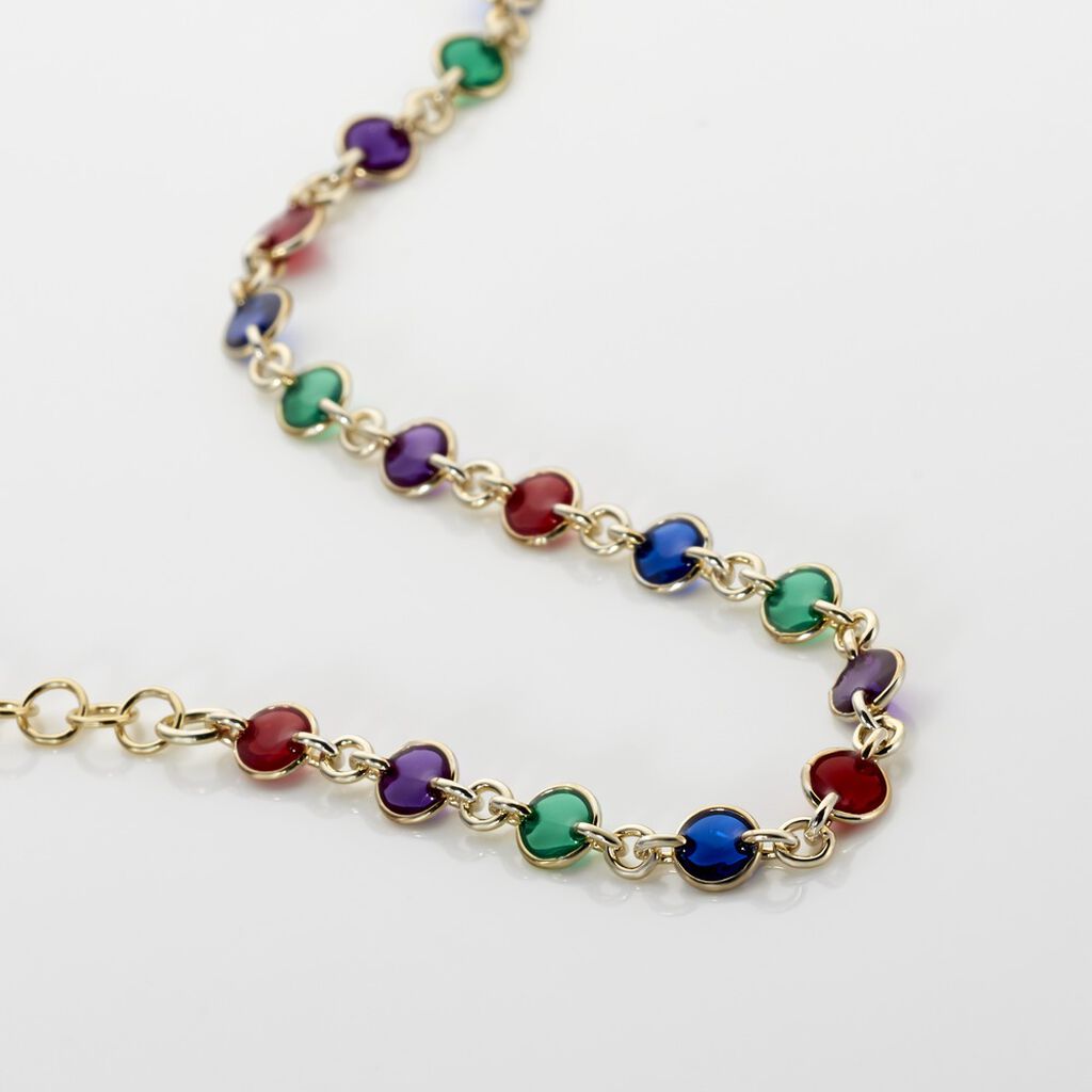 SOFIA Damen Armband Silber vergoldet 925 B 2 mm