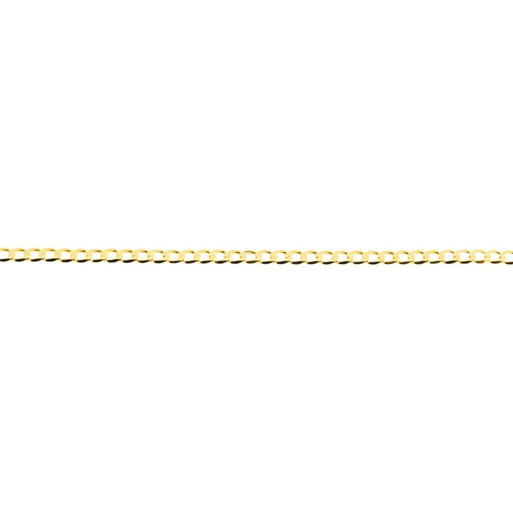 PANZER 5 Unisex Kette Gold 375 (9 Karat) B 3,1 mm, Kette ohne Stein