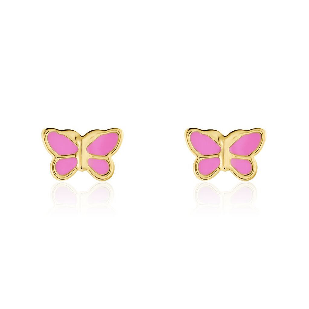 Damen Ohrstecker Gold 375 Schmetterling - Ohrstecker  | OROVIVO