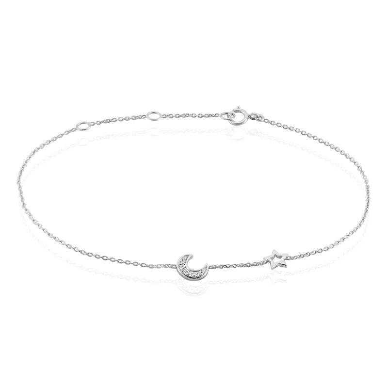 Bracelet Bidia Or Blanc Diamant - Spannringe Damen | OROVIVO