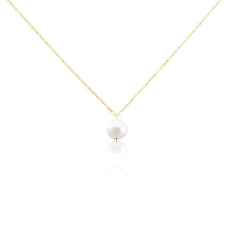 Collier Or Jaune Perle De Culture - Spannringe Damen | OROVIVO
