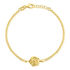 ROSALIA Damen Armband Silber vergoldet 925 Rosette B 1 mm