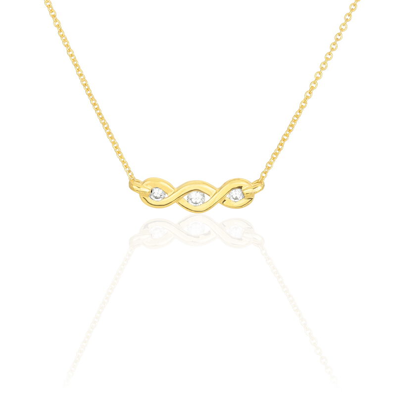 Collier Delfina Or Jaune Diamant - Spannringe Damen | OROVIVO