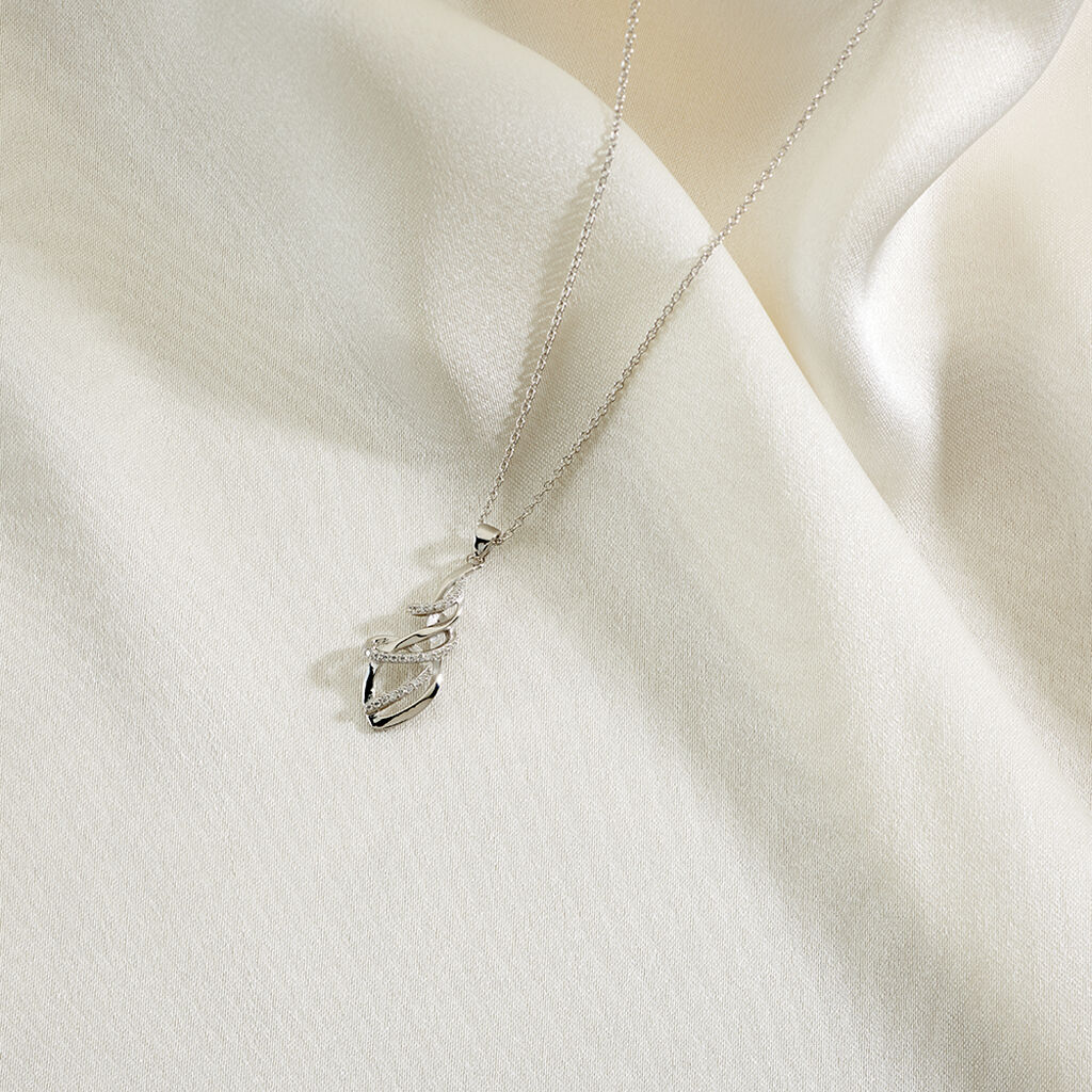 Damen Halskette Silber 925 Zirkonia Emma - Halsketten Damen | OROVIVO