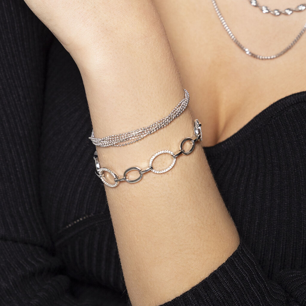 Damenarmband Kugelkette Silber 925  - Kugelarmbänder Damen | OROVIVO