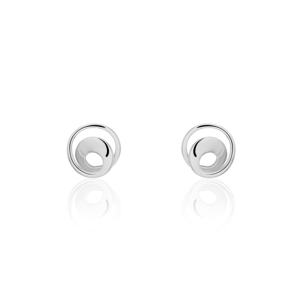 Damen Ohrstecker Silber 925 Kreis - Ohrstecker Damen | OROVIVO
