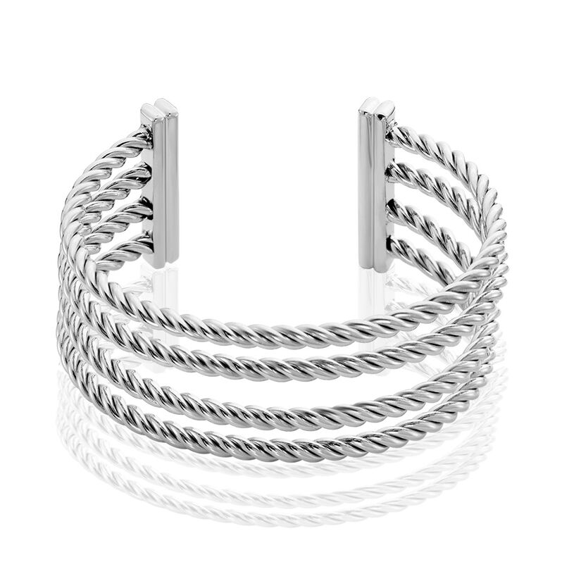 Jonc Ouvert Acier Weiss Galaad - Spannringe Damen | OROVIVO
