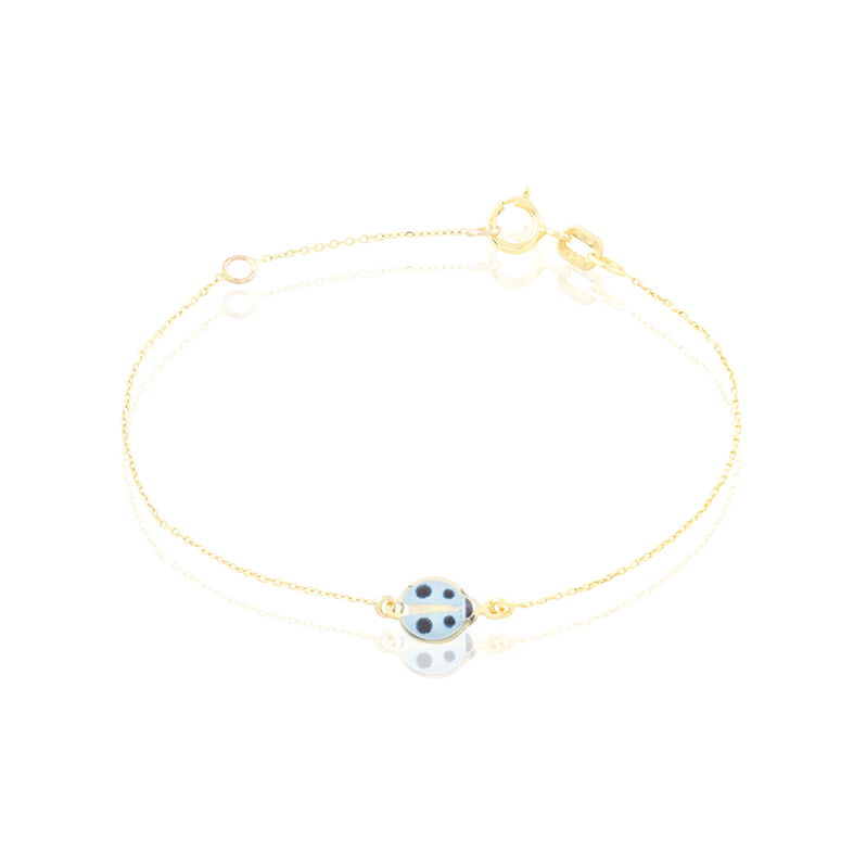 Bracelet Helidie Coccinelle Or Jaune - Spannringe Kinder | OROVIVO