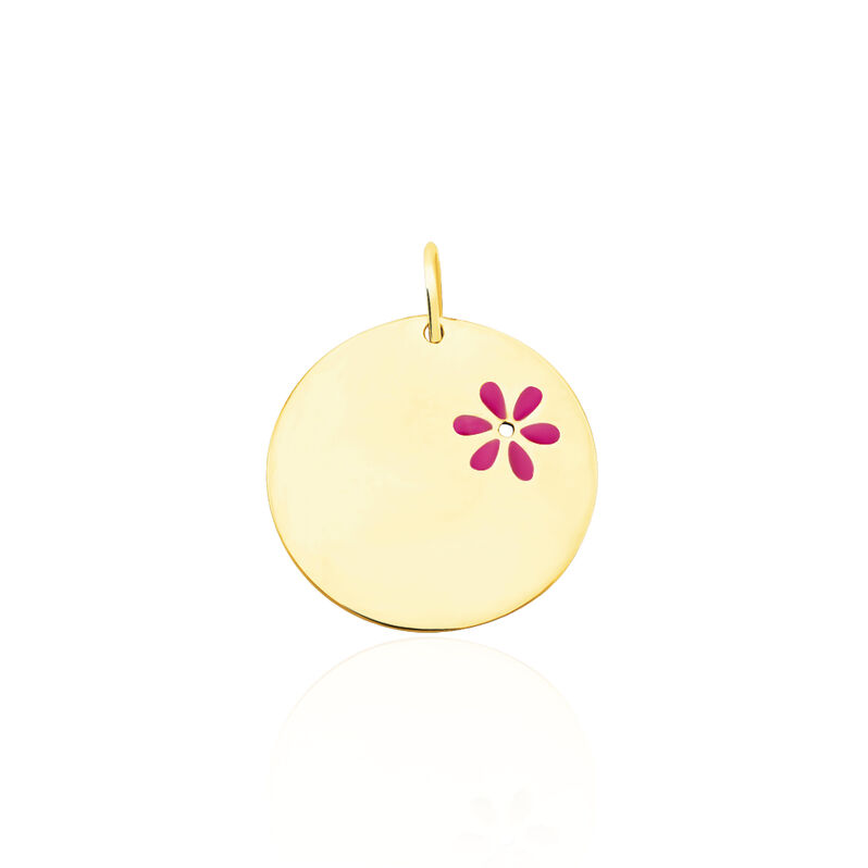 Pendentif Or Jaune Pastille Gravable - Spannringe Kinder | OROVIVO