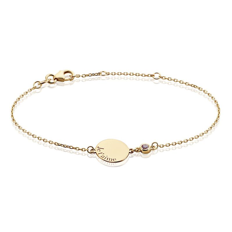 Bracelet Plaqué Or Greer Oxyde De Zirconium - Spannringe Damen | OROVIVO