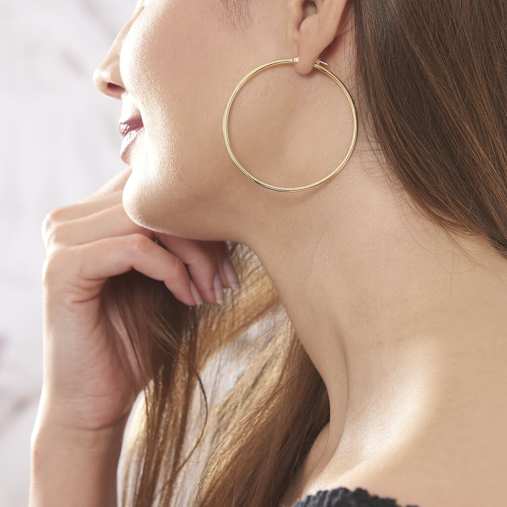 Damen Creolen Gold 375 - Creolen Damen | OROVIVO