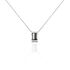 Herren Collier Edelstahl Bicolor Barren B 2,7 mm