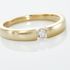 Valencia Damen Ring Gold 375 (9 Karat) Diamant Weiß 0,15 ct Kreis B 3,66 mm