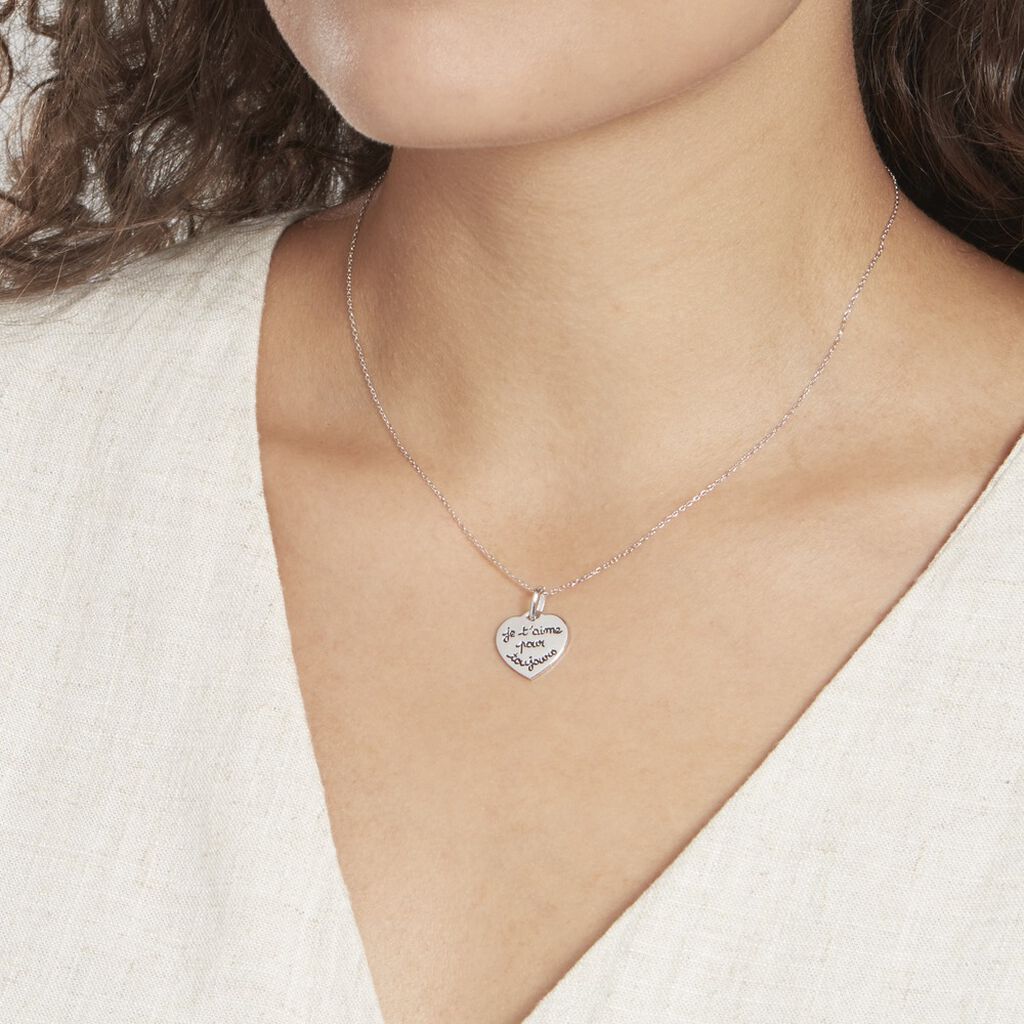 Pendentif Mayliss Argent Blanc - Spannringe Damen | OROVIVO