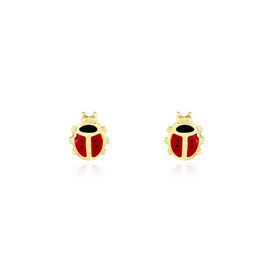 Kinder Ohrstecker Gold 333 Marienkäfer - Ohrstecker Kinder | OROVIVO