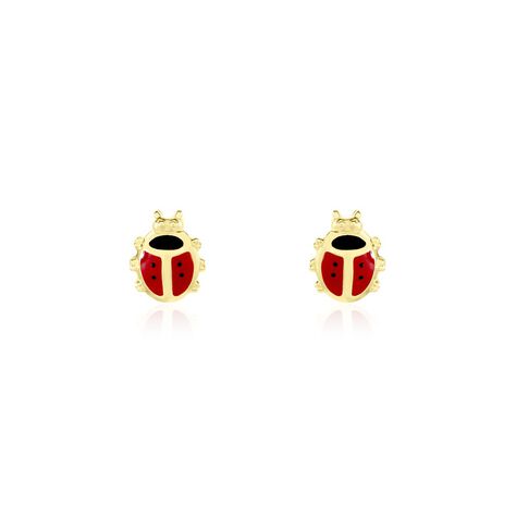 Kinder Ohrstecker Gold 333 Marienkäfer - Ohrstecker Kinder | OROVIVO