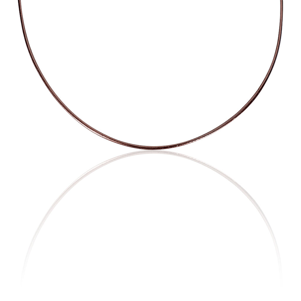 Lederkette Silber 925  - Halsketten Damen | OROVIVO