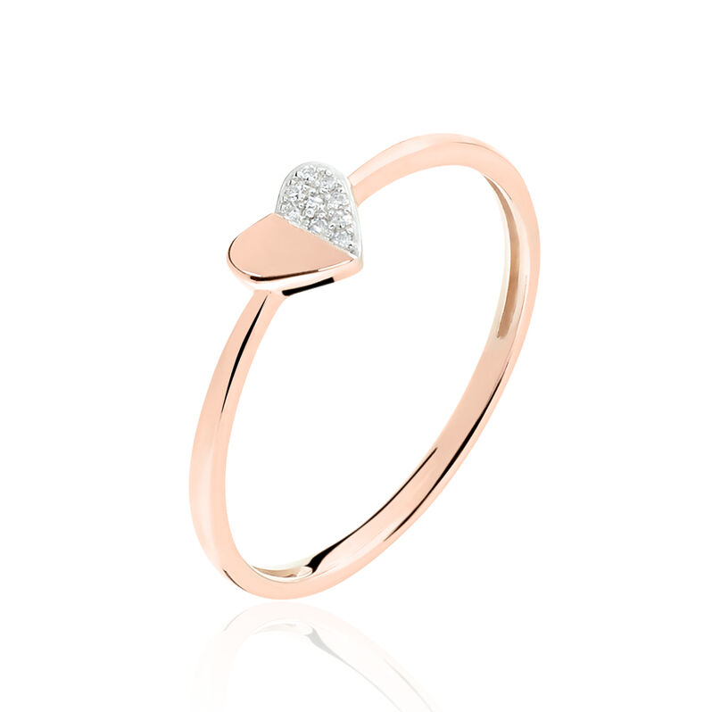 Bague Emilia Or Rose Diamant - Spannringe Damen | OROVIVO