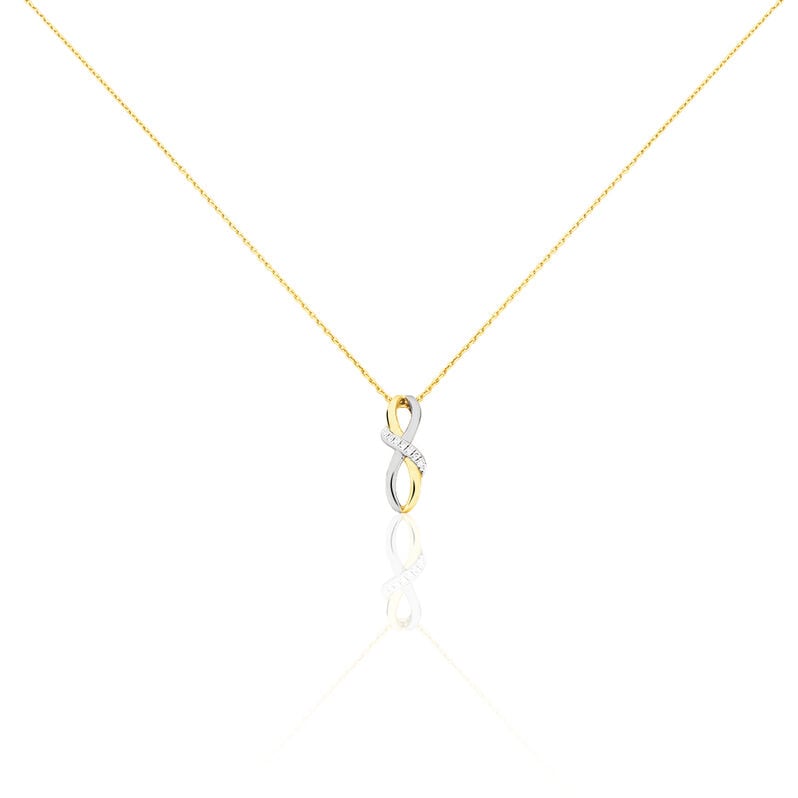Collier Or Bicolore Et Diamants Ana-paol - Spannringe Damen | OROVIVO