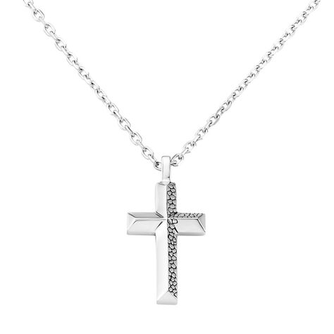 Herren Halskette Edelstahl Kreuz - Halsketten Herren | OROVIVO
