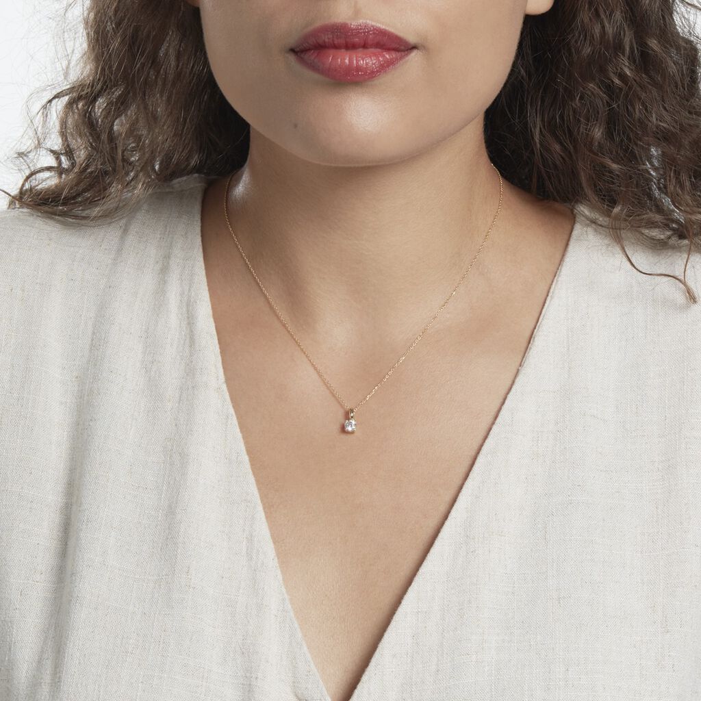 Pendentif Victoria Or Jaune Diamant - Spannringe Damen | OROVIVO