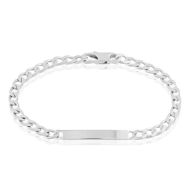 Bracelet Identité Argent Rhodié Casper - Spannringe Herren | OROVIVO
