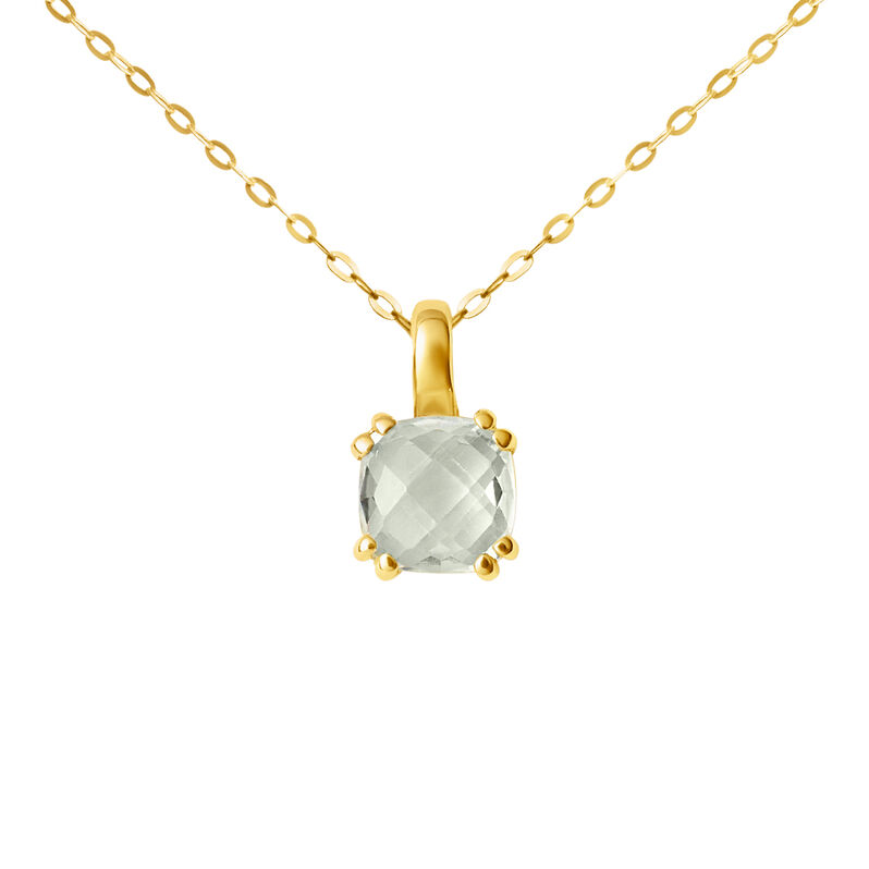 Collana Punto Luce Amélie Oro Giallo Ametista - Spannringe Damen | OROVIVO