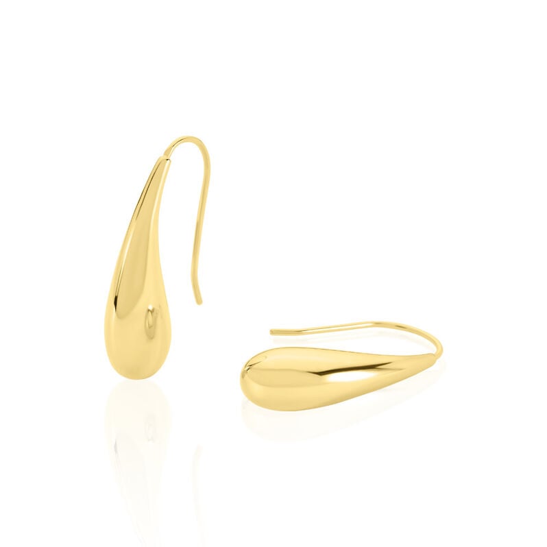 ELANI Damen Ohrringe Lang Silber vergoldet 925 Tropfen - Ohrringe Damen | OROVIVO
