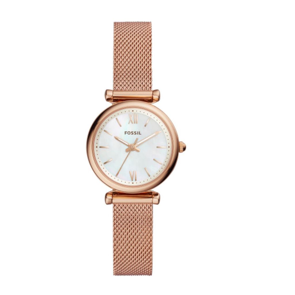 Thumbnail - FOSSIL Damenuhr Quarz Carlie Mini ES4433, Uhr ohne Stein