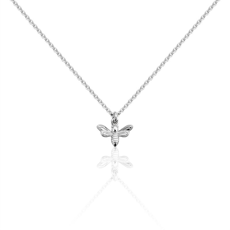 Collier Argent Rhodie Lamia Abeille - Spannringe Damen | OROVIVO