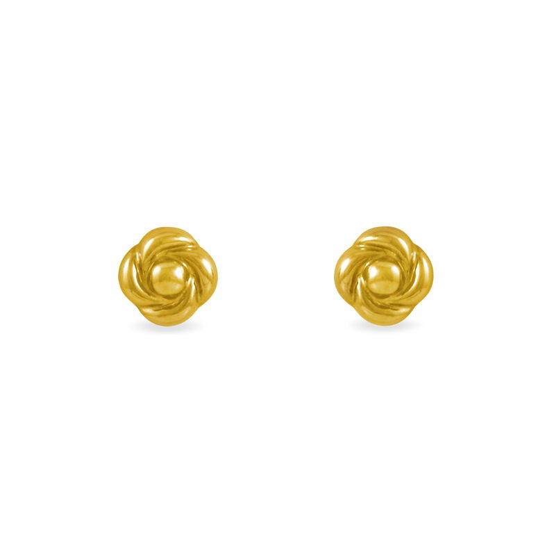 Boucles D'oreilles Puces Laeticia Or Jaune - Spannringe Damen | OROVIVO