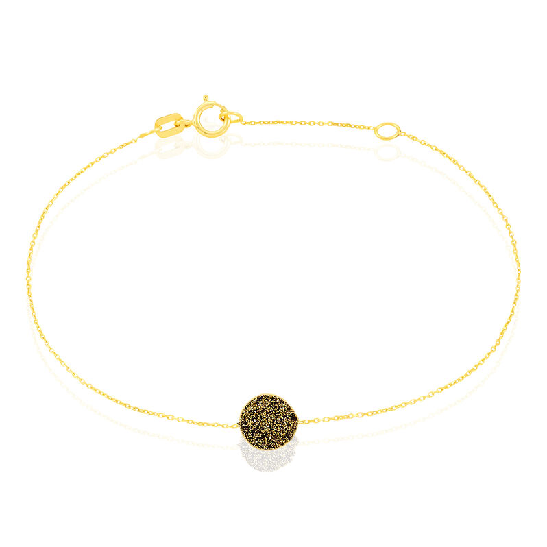 ERYNE Damen Armband Gold 375 (9 Karat) Kreis - Armb&auml;nder mit Anh&auml;nger Damen | OROVIVO
