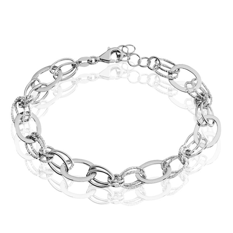 Bracelet Maillons Argent Blanc - Spannringe Damen | OROVIVO