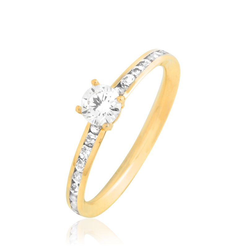 Bague Or Jaune Oxyde Harem - Spannringe Damen | OROVIVO