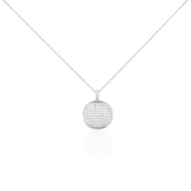 Damen Halskette Silber 925 Rhodiniert Zirkonia - Ketten mit Anhänger Damen | OROVIVO