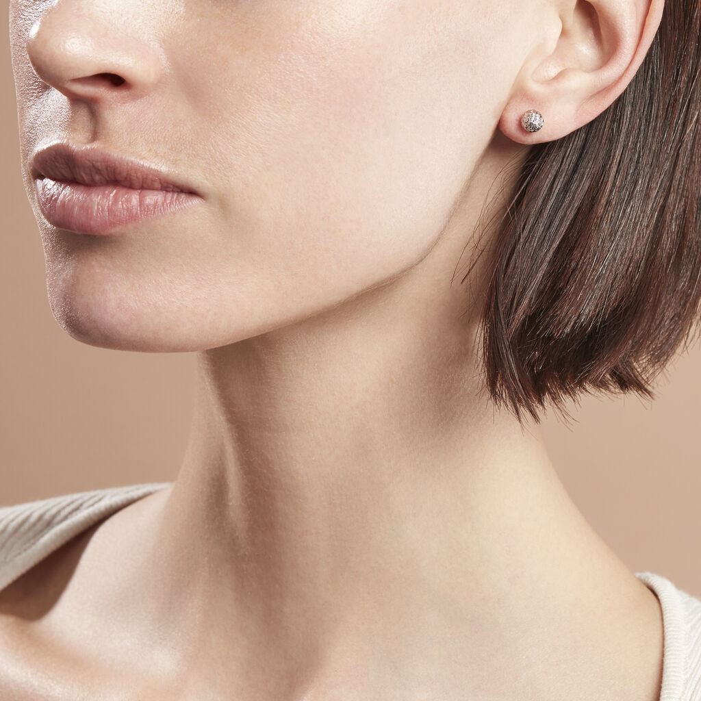 Damen Ohrstecker Silber 925 Kugel 6mm Jolin - Ohrstecker Damen | OROVIVO