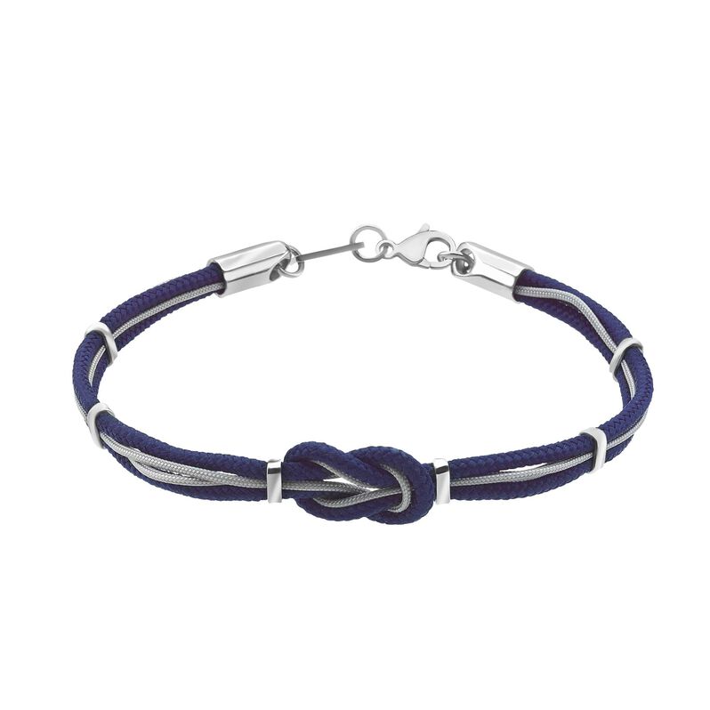 Bracciale nodo in acciaio e corda - Spannringe Herren | OROVIVO