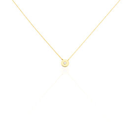 Damen Halskette Gold 375 Diamant 0,05ct - Ketten mit Anhänger Damen | OROVIVO