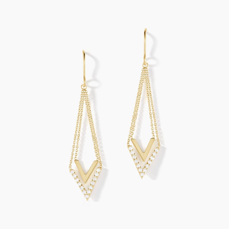 Boucles D'oreilles Daina Or Jaune - Spannringe Damen | OROVIVO